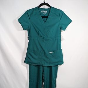 Grey's Anatomy Scrubs | Green | XS